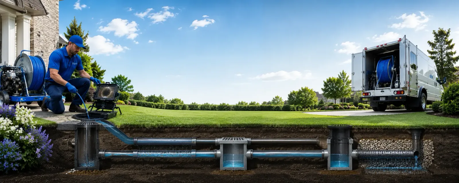 Outdoor drain cleaning information for Laconia, IN