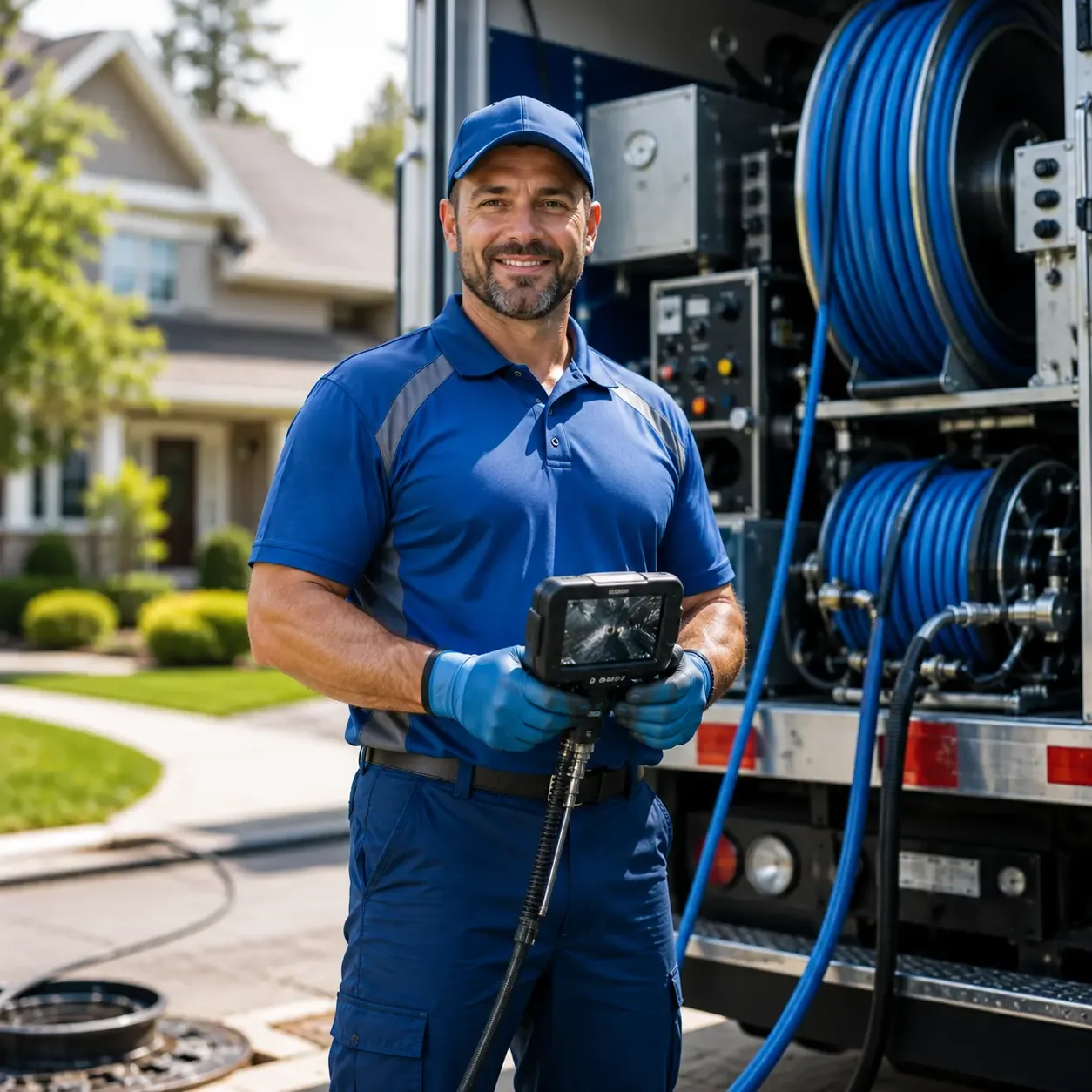 Local outdoor drain cleaning specialists in Laconia, IN